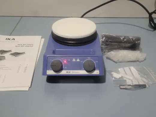 IKA RH basic Heated Magnetic Stirrer with Ceramic Heating Plate and Variable Speed Control