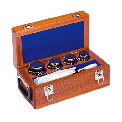 Radwag F1 Mass Standard - Knob Weights With Adjustment Chamber, Set (1 mg - 500 g), Wooden Box-cover