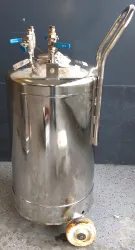 105L Stainless Steel Chemical Pressure-Mixing Vessel with Integrated Graco Pressure Regulator, 2 of 10