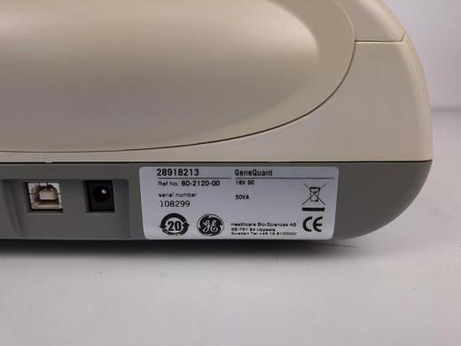 GE Healthcare GeneQuant 1300 Spectrophotometer-cover