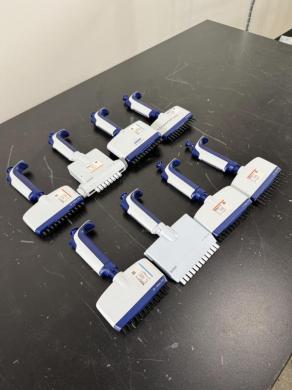Rainin Pipet-Lite XLS Multichannel Micropipettes (Set of 8) for Precision Liquid Handling-cover