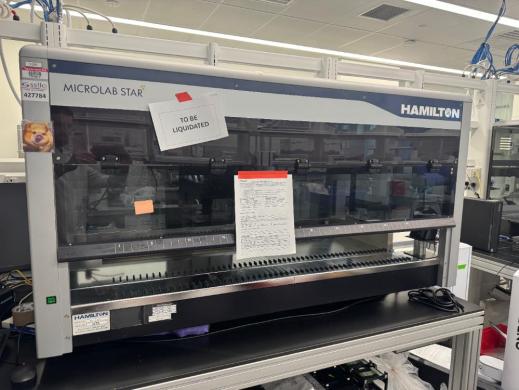 Hamilton Microlab STAR Automated Liquid Handling Workstation with Multi-Channel Pipetting and Barcode Scanner-cover