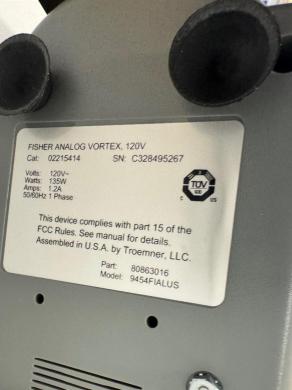 Fisherbrand Analog Vortex Mixer-cover