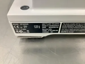 Mettler Toledo XP4002S High-Capacity Precision Laboratory Balance with Touchscreen, 10 of 10