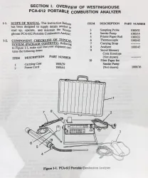 Westinghouse PCA-612 Portable Combustion Analyzer, 13 of 14