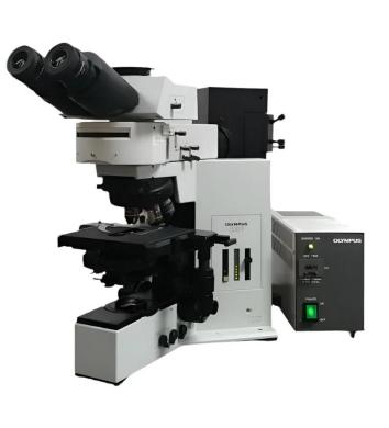 Olympus BX50 Microscope with DIC, Fluorescence, and Trinocular Superwide Head-cover