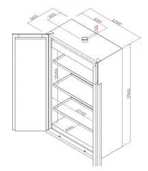Chematicsafe LITHIUMSAFE 120.Z Safety Cabinet with Quarantine, 3 of 5