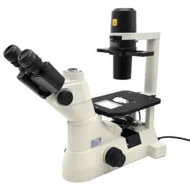 Nikon Eclipse TS100 Inverted Trinocular Microscope with Phase Contrast for Tissue Culture