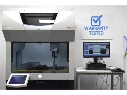 Tecan Fluent 480 Automated Liquid Handler with Span-8 Air FCA Pipetting Arm