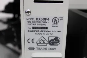 Olympus BX50F4 Optical Microscope with 10x/0.25 and 4x/0.10 Objective Lenses, 4 of 12