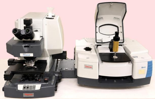 Thermo Fisher Nicolet iS50 FTIR Spectrometer with Smart Orbit ATR and Continuµm IR Microscope-cover