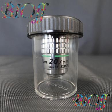 Nikon 20x/0.40 160/1.2 ELWD Plan Microscope Objective-cover