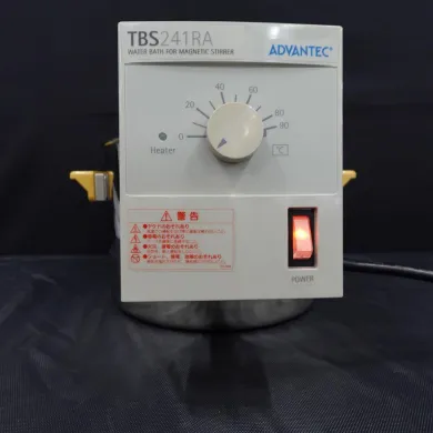 Advantec TBS241RA Round Laboratory Water Bath, 7.6L Capacity, 95°C Max Temp