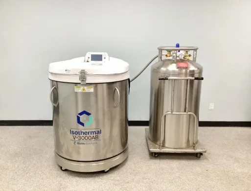 Cryo Biosystems V3000 Liquid Nitrogen Dewar for Cryogenic Sample Storage
