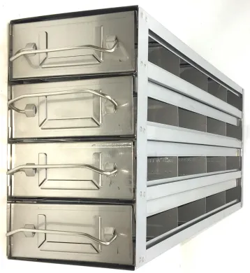 Crystal Technology UFD-442 Upright Freezer Rack for Standard 2" Boxes