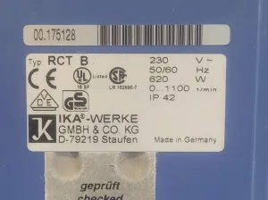 IKA RCT Basic Magnetic Stirrer with Heating Plate, 1100 rpm, 300 °C max, 5 of 5