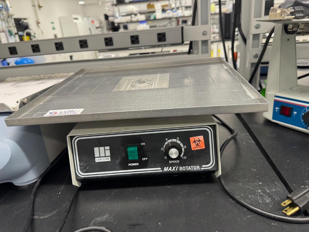 Lab-Line Maxi Rotator Model 4631 with Adjustable Speed Control for Sample Mixing