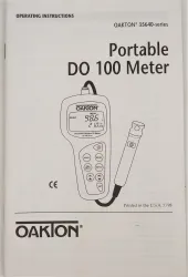 Oakton DO 100 Series Portable Dissolved Oxygen Meter with 25-Ft Probe Cable, 9 of 10