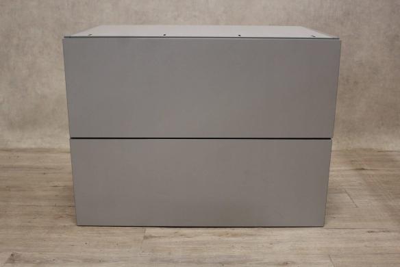 2 Drawer cabinet low Special drawers Grey-cover