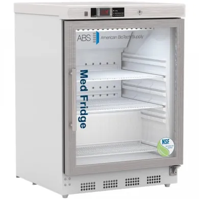 ABS 4.6 Cu Ft. Built-In Glass Door Vaccine Refrigerator NSF/ANSI 456 Certified