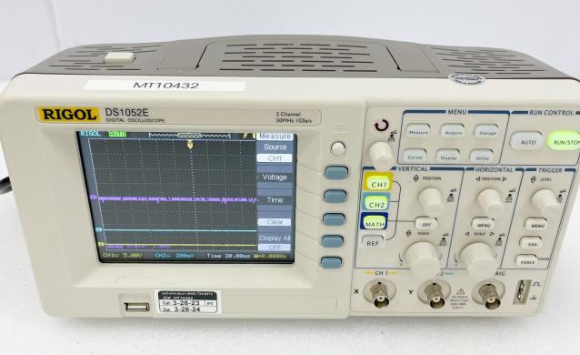 RIGOL DS1052E Digital Oscilloscope 2 Channel 50 MHz-cover