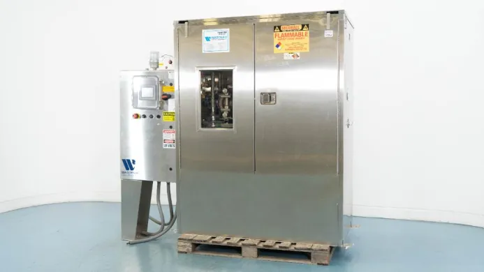 Wastech Explosion Proof Duplex Stainless Steel Solvent Lift Pump Station with Industrial Control Panel