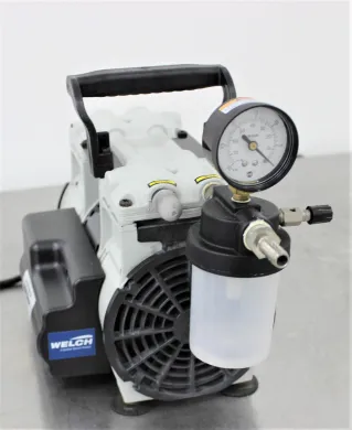 Welch 2567B-50 Two-Head WOB-L Style Laboratory Vacuum Piston Pump 100 LPM, 60 Torr