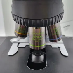 Olympus BX50 Research Microscope with Phase Contrast and Fluorite Objectives, 4 of 6