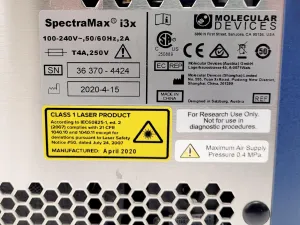 Molecular Devices SpectraMax i3x Multi-Mode Microplate Reader with Fluorescence Polarization Detection, 5 of 16