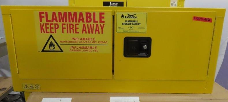 Condor 12 Gallon Flammable Storage Cabinet Model 45AE84 Excellent Condition-cover
