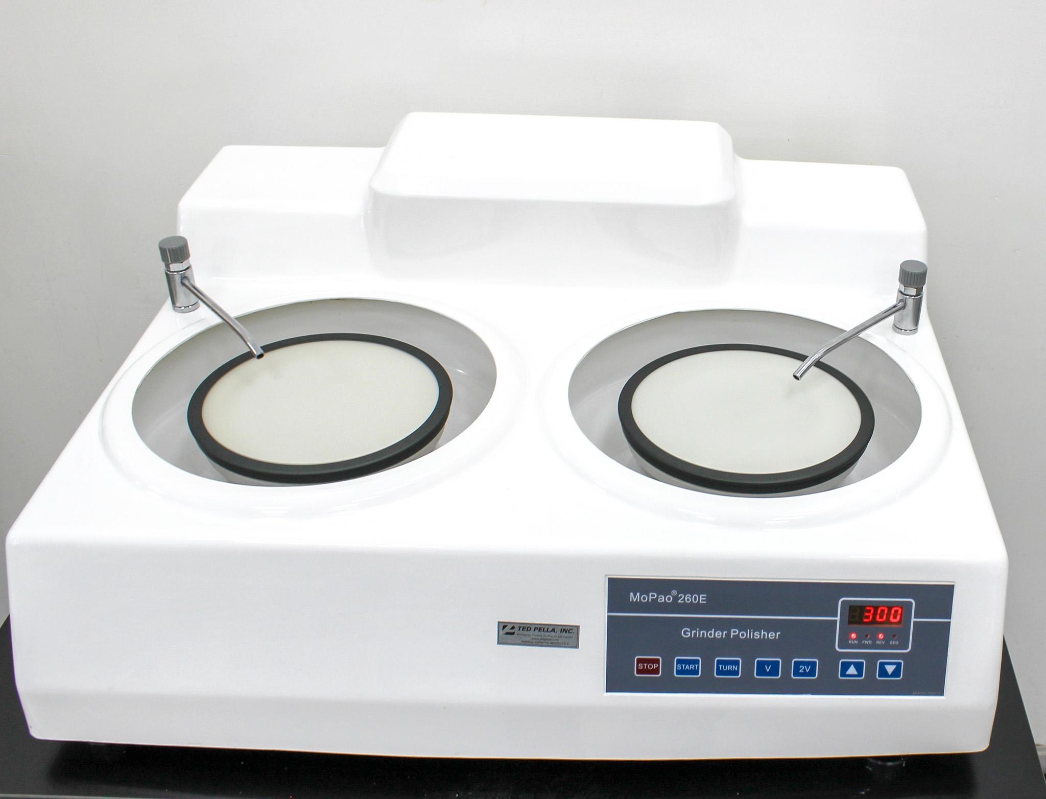 Ted Pella MoPao 260E Dual-Disc Grinder Polisher with Microprocessor Control