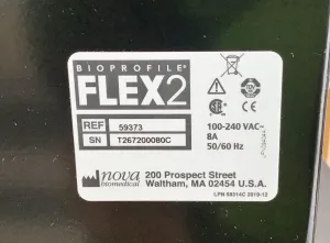 Nova Biomedical Bioprofile FLEX2 Automated Cell Culture and Chemical Analyzer, 19 of 19