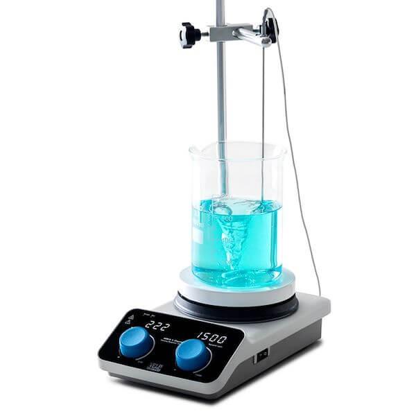 AREX 5 Digital Stirrer with Probe, Rod, and Clamp