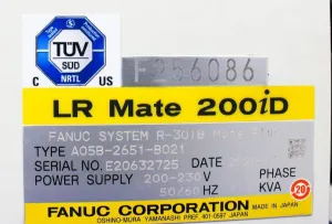 FANUC R-30iB Mate Plus Robot Cell with LR Mate 200iD/7L for Automated Pick and Place, 8 of 12