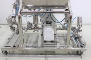 Pall SPS-M2 Manual Slurry Packer Chromatography System with Pneumatic Pumps on Mobile Frame, 9 of 12