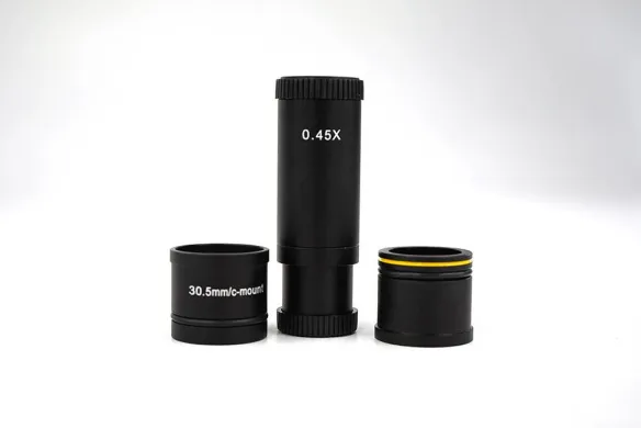 Motic Euromex 0.45x 30.5 mm C-Mount Microscope Camera Adapter Set