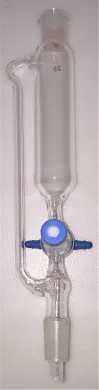 MetroWare 25mL Pressure-Equalizing Addition Funnel with Teflon Stopcock