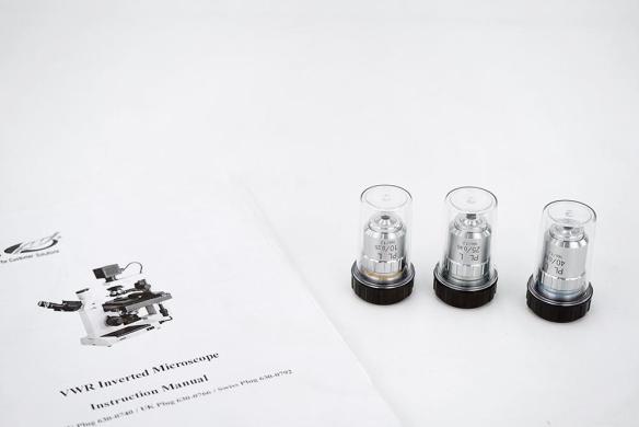 VWR IT400 Microscope Objectives 10x, 25x, and 40x-cover