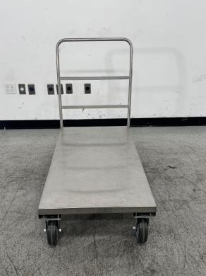 Uline Heavy-Duty Stainless Steel Rolling Cart for Laboratory Material Handling-cover