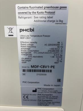 PHCBI MDF-C8V1-PE Ultra-Low Temperature Laborato | QuestPair