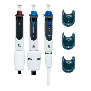 BrandTech Scientific Transferpette S Macro Pipette Starter Kit, 100 to 10000ul