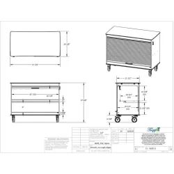 TrippNT MRI Cayman Lab Island Cart – MRI-Compatible Mobile Storage Solution, 5 of 5