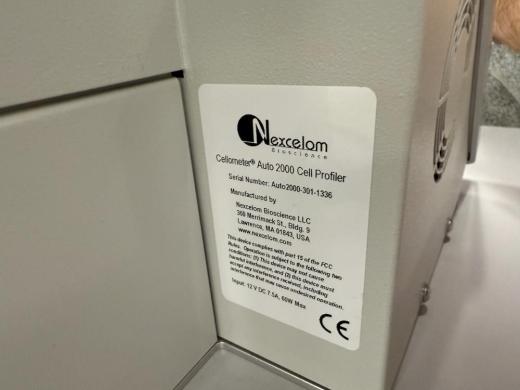 Nexcelom Cellometer Auto 2000 Automated Cell Profiler for Cell Counting and Analysis-cover