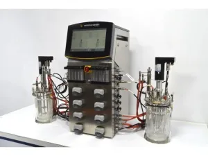 Sartorius Stedim Biostat B Twin Jacketed Autoclavable Benchtop Bioreactor Controller with 2 L Glass Vessels, 4 of 39