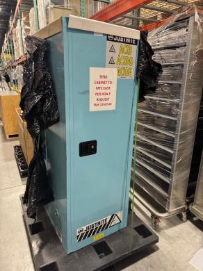 Justrite Sure-Grip Acid and Corrosive Storage Cabinet for Hazardous Material Containment-cover