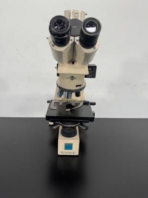 Zeiss Axioskop 50 Research Binocular Optical Microscope with Mechanical Stage-cover