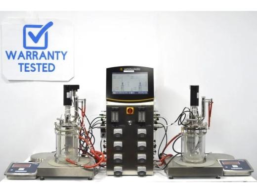 Sartorius Biostat B Dual Control Jacketed Autoclavable Bioreactor System for Microbial Cultures, 2L Vessels-cover