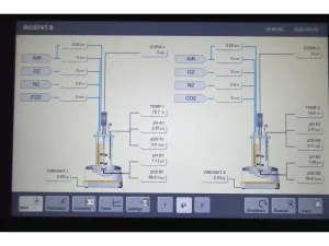 Sartorius Biostat B Twin Benchtop Bioreactor Controller with SU Univessel System for Cell Culture, 10 of 64