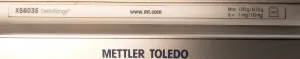 Mettler Toledo XS603SDR Delta-Range Analytical Balance (120g x 0.0001g / 610g x 0.001g), 2 of 7