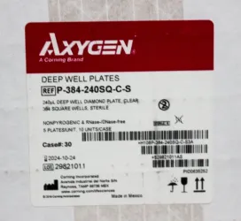 Axygen P-384-240SQ-C-S Deep Well Plates, 240 µL Capacity, Pallet of 32 Cases, 5 of 5